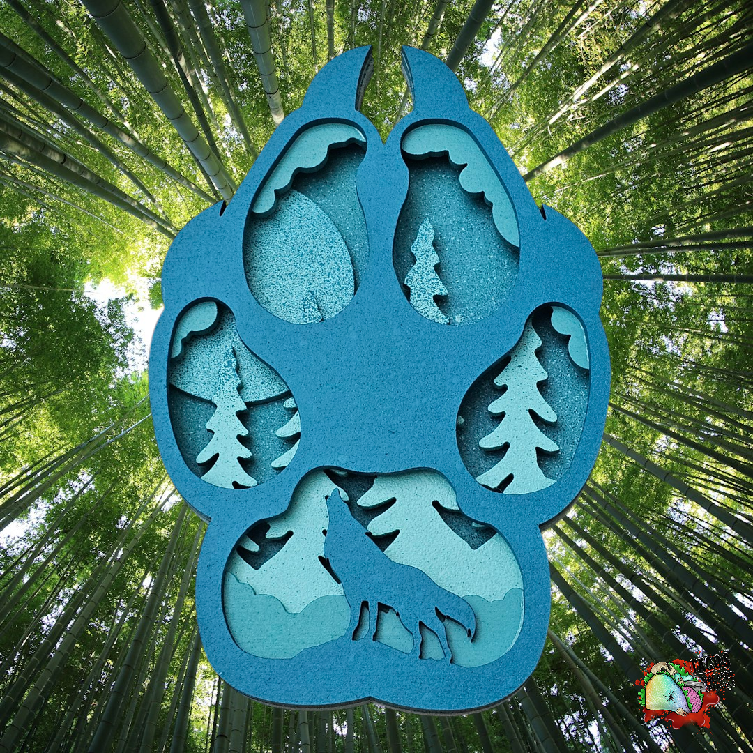 Wolf paws