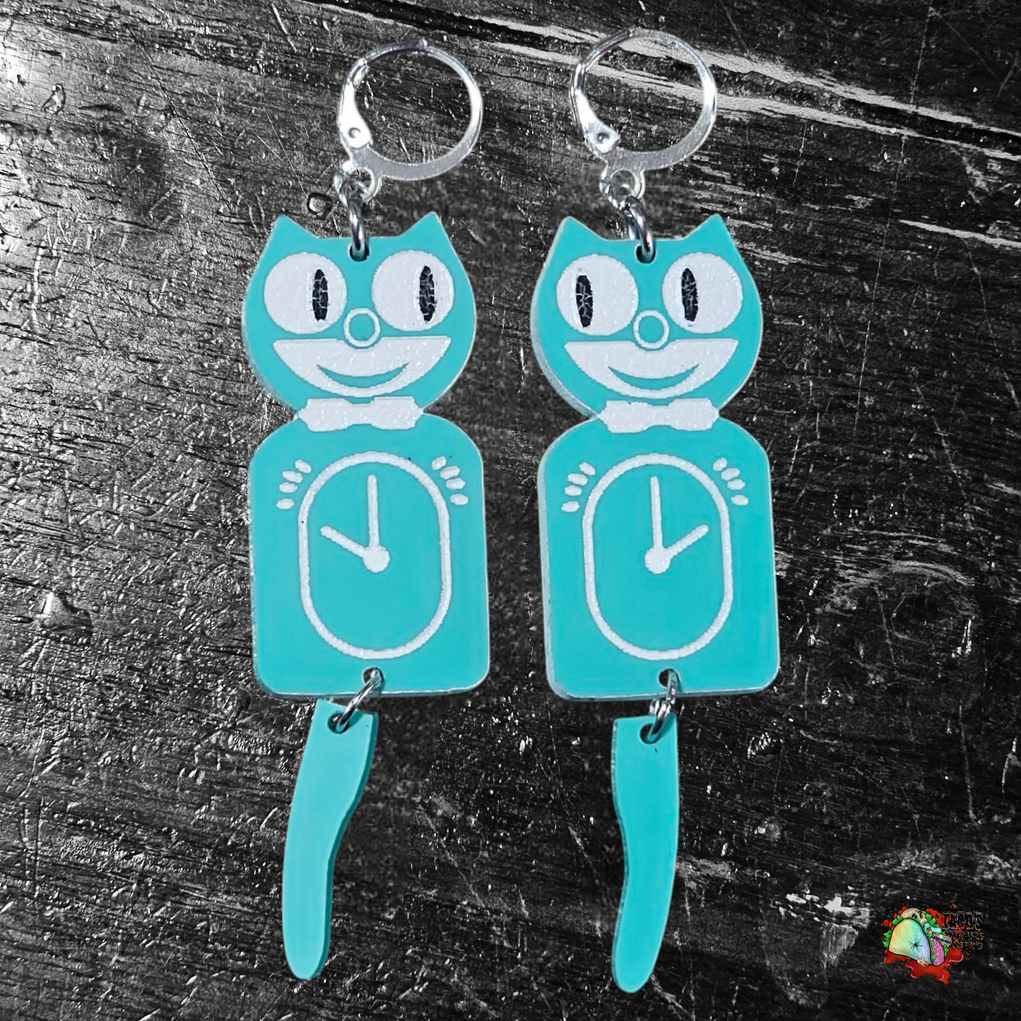 Kit Cat Clock earrings