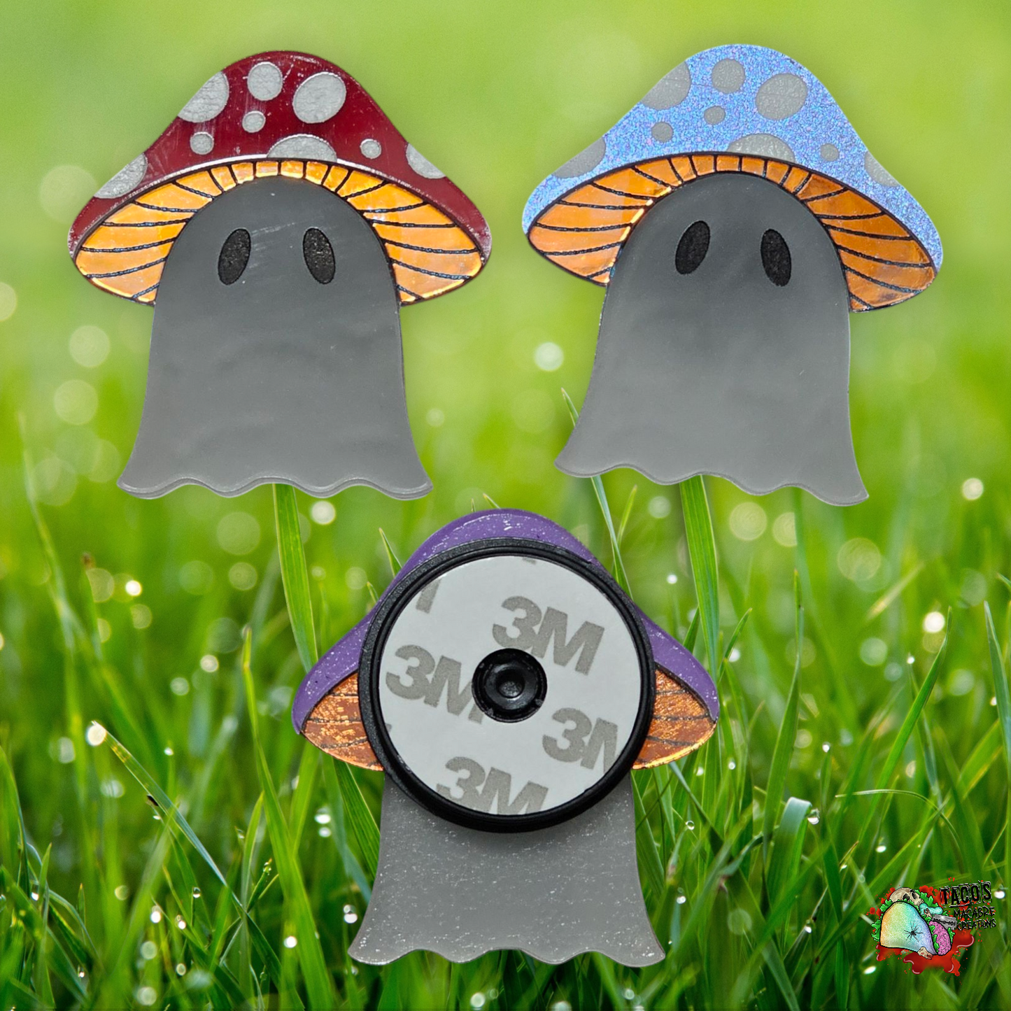 Mushy ghost Taco pop