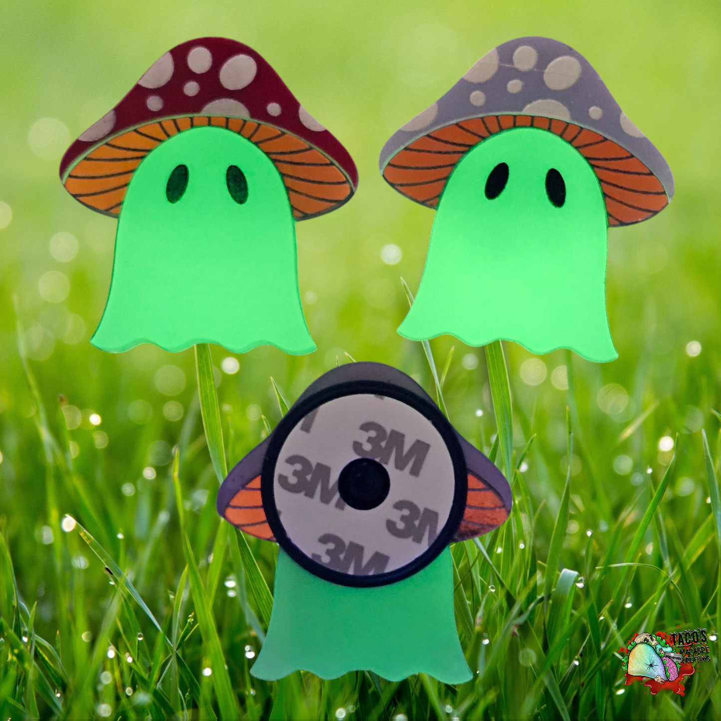 Mushy ghost Taco pop