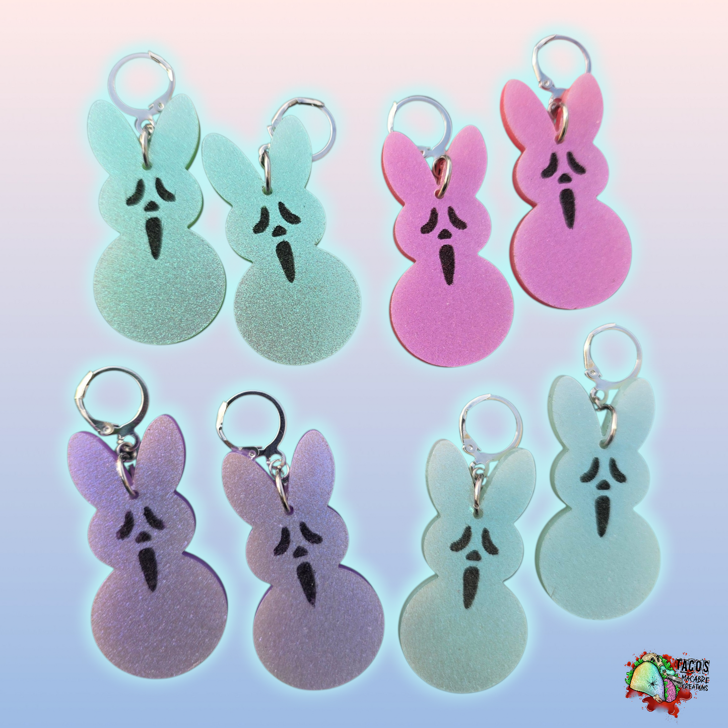 Peepface earrings