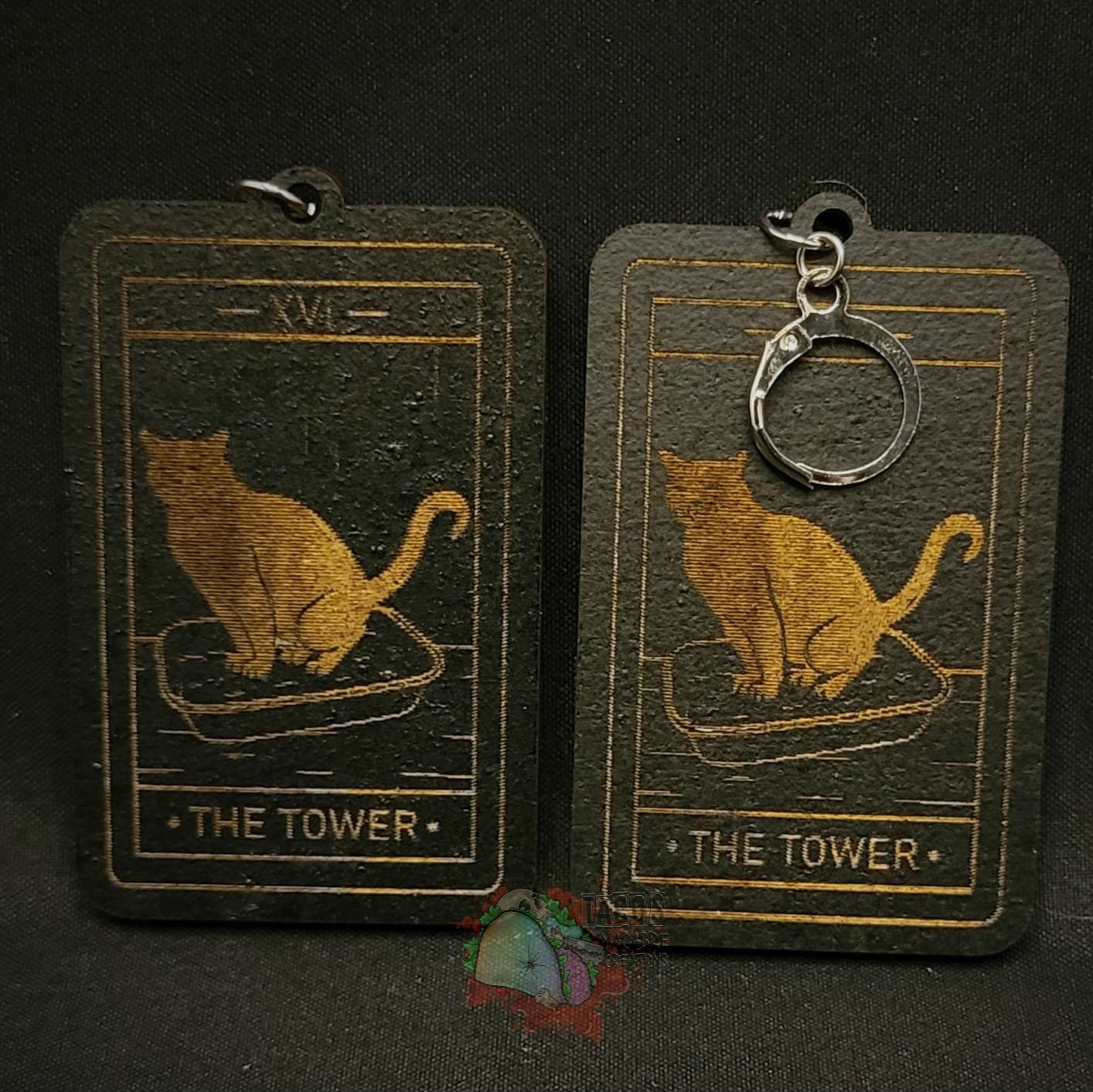 Cat Tarot Earrings