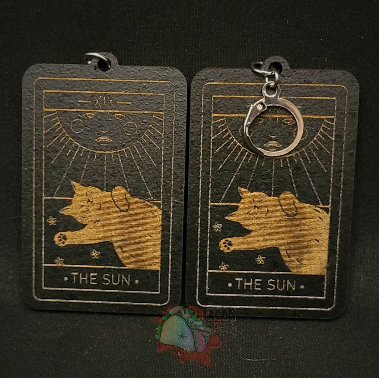 Cat Tarot Earrings