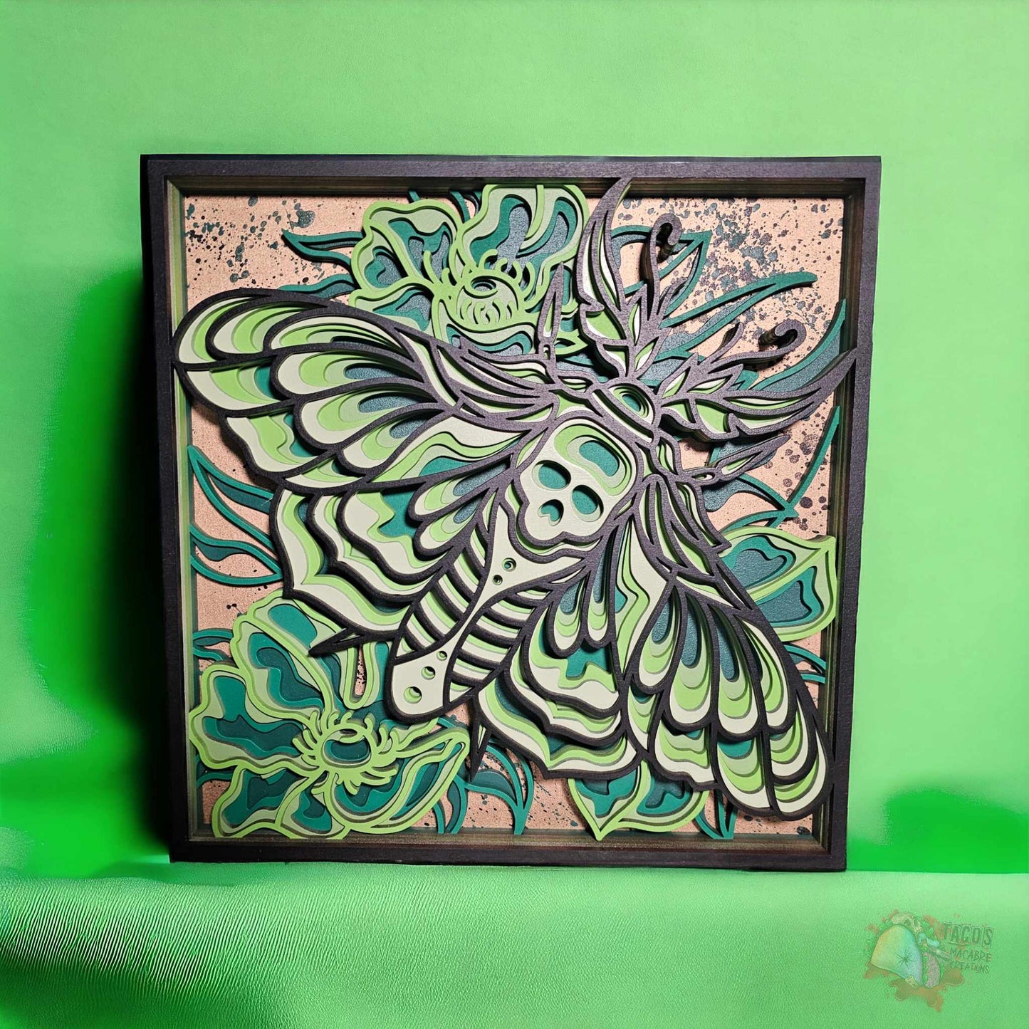 Layered Death Head Moths