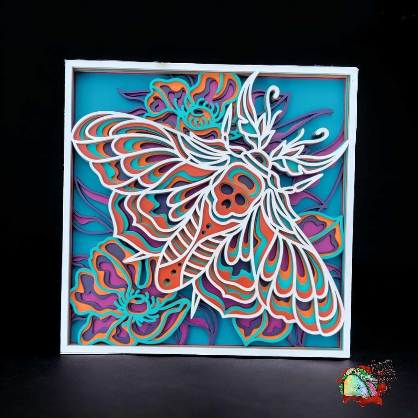 Layered Death Head Moths