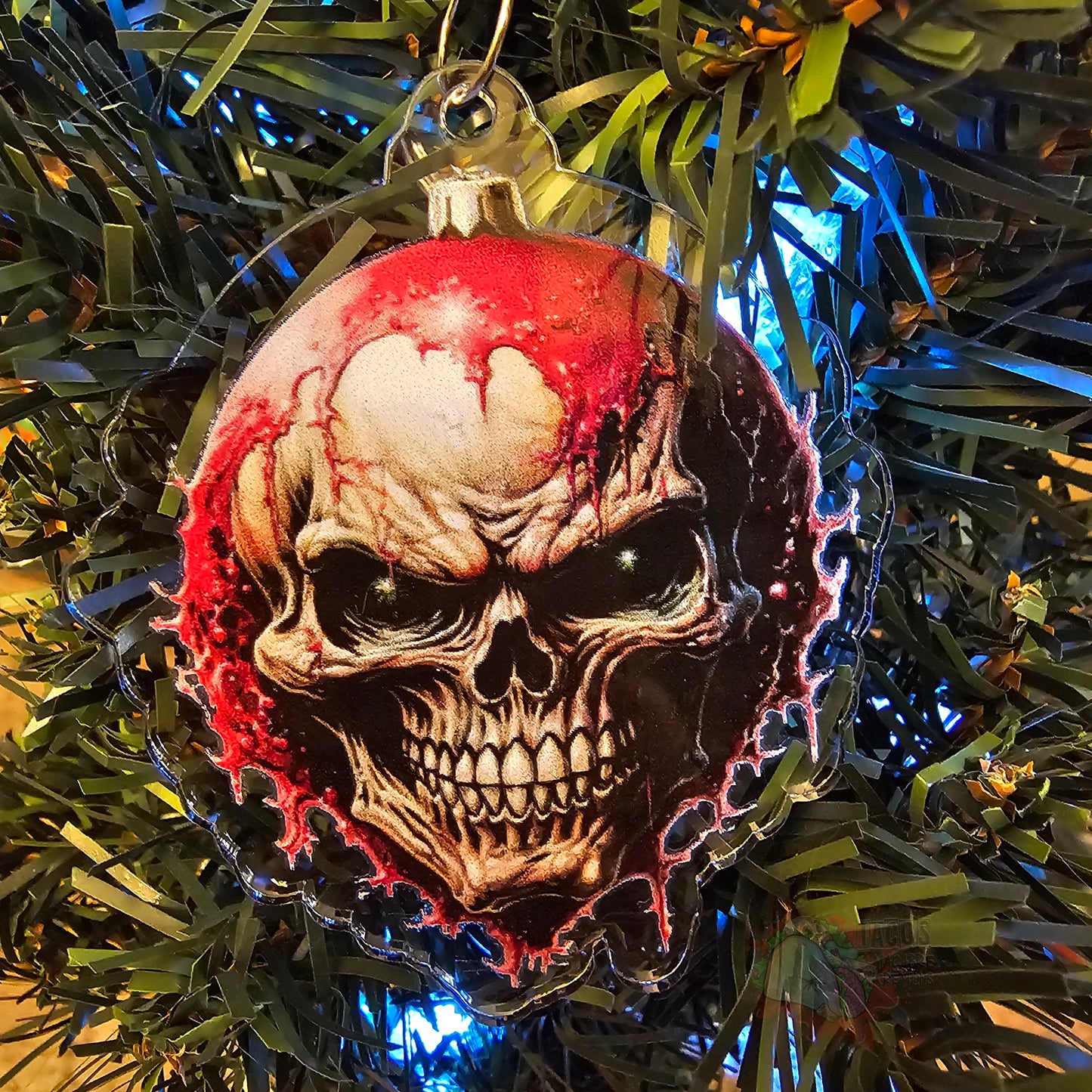 Skull ornament