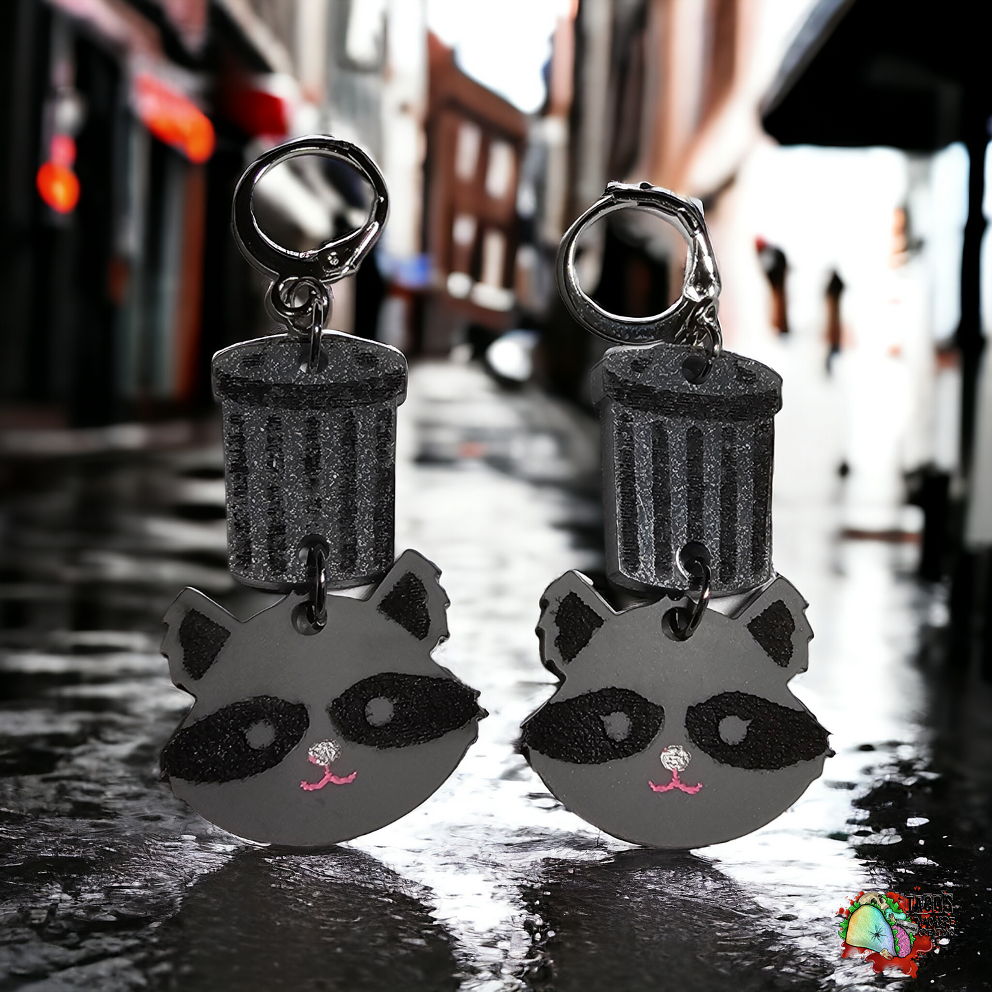 Trash baby earrings