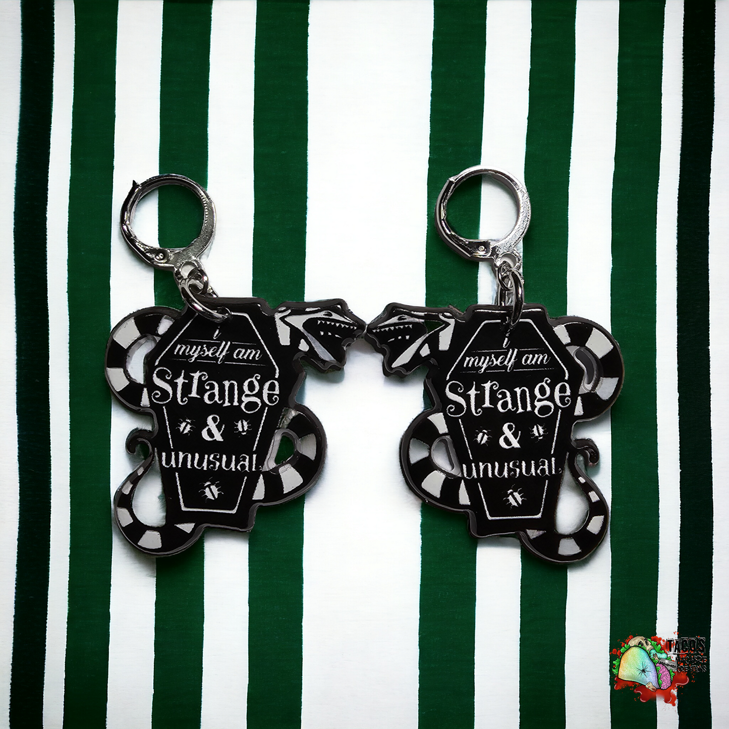 Strange and unusual earrings