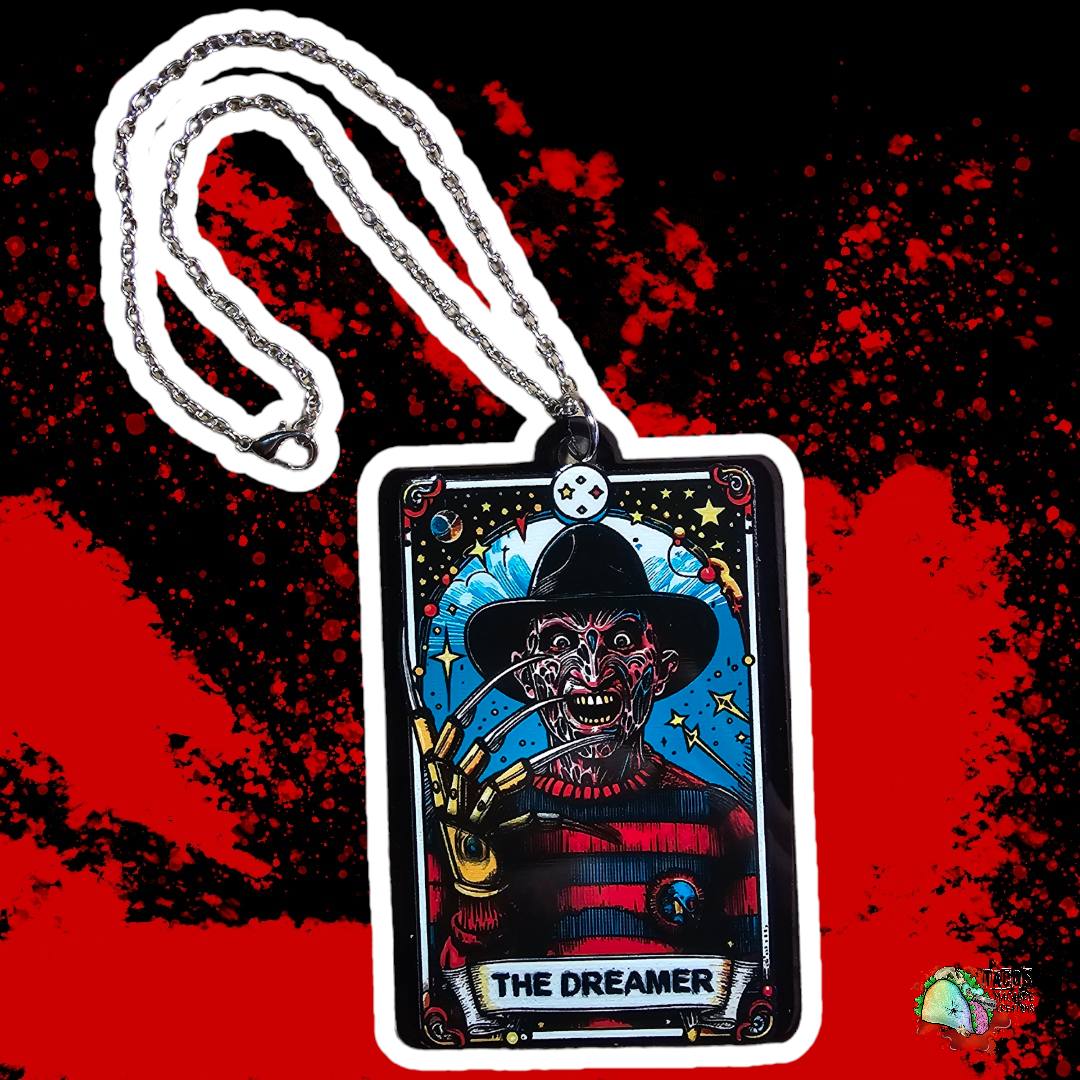Horror Tarot rearview mirror hangers