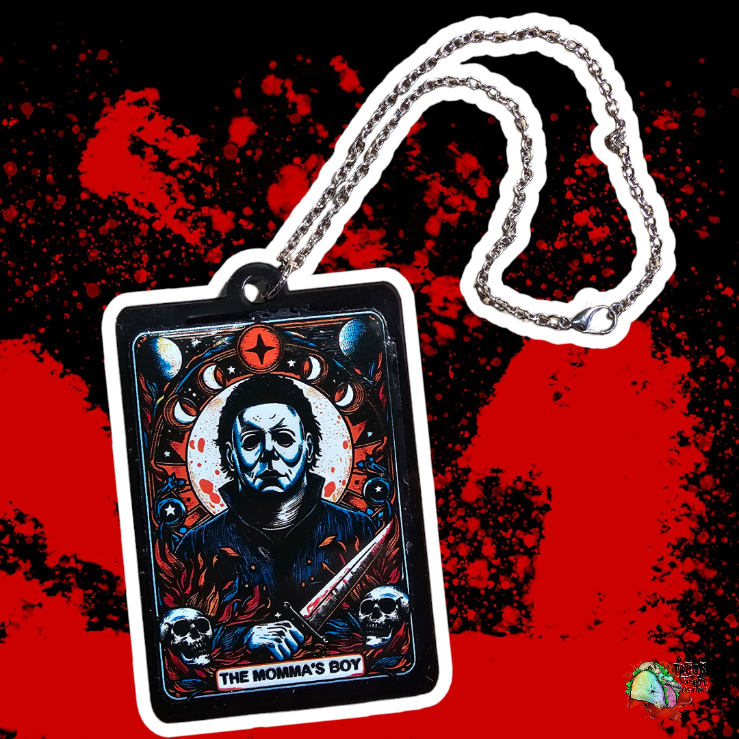 Horror Tarot rearview mirror hangers