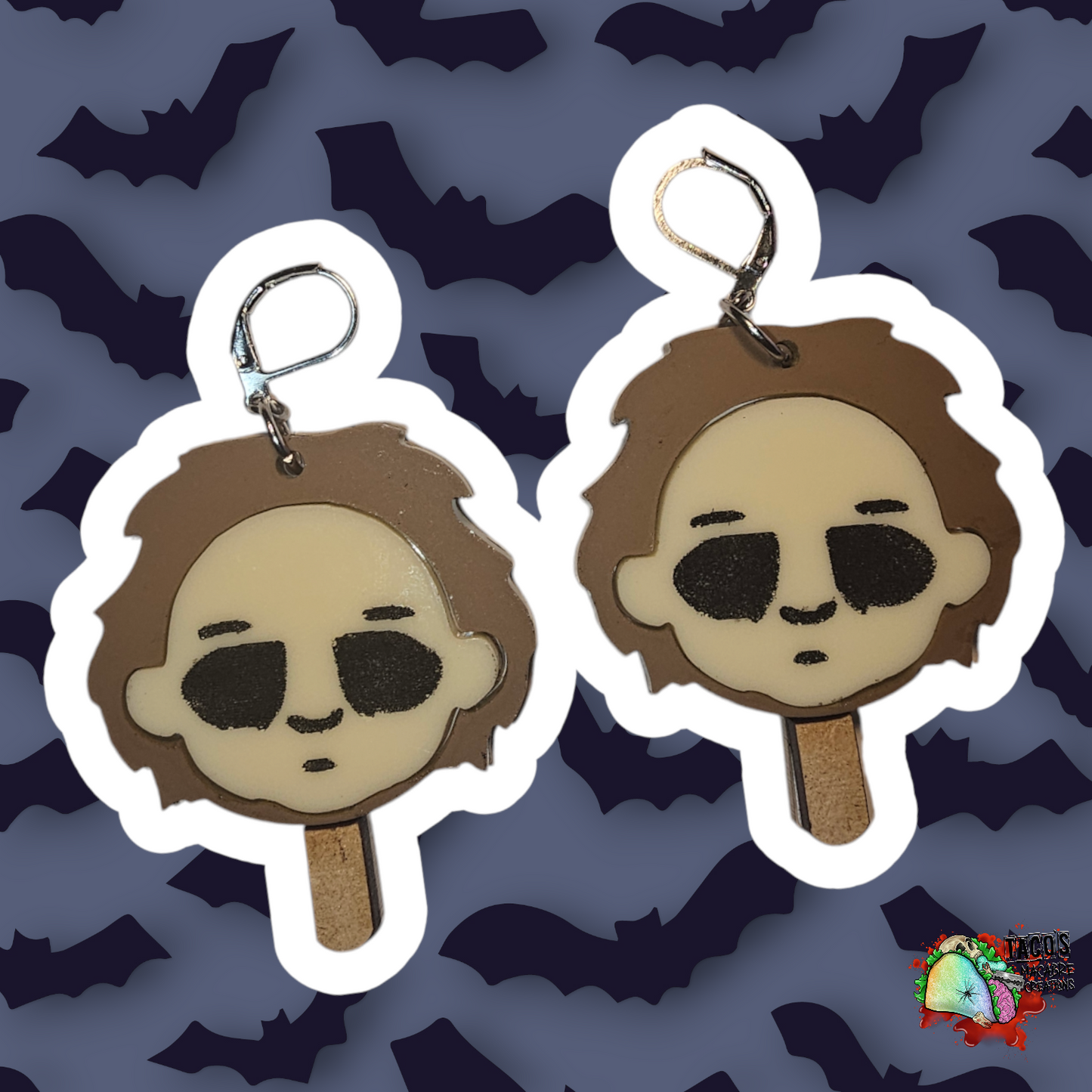 Horror-pop earrings