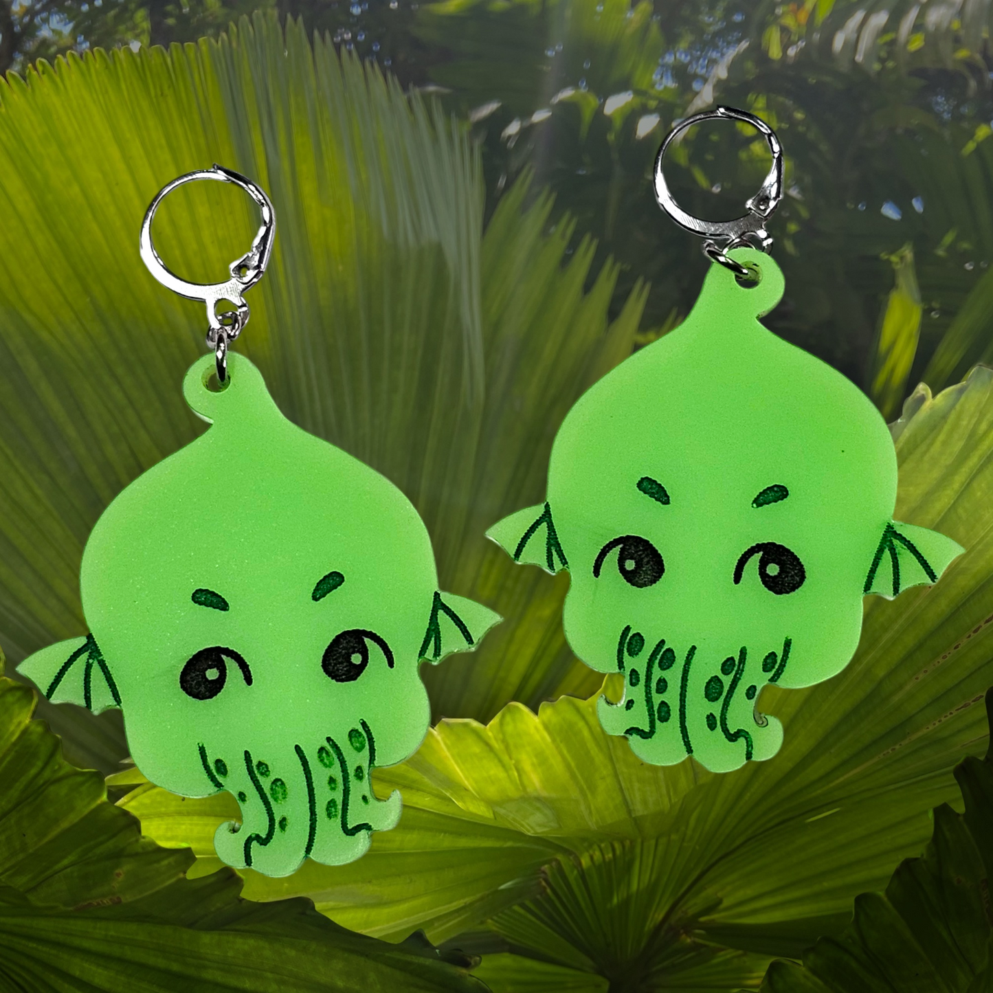 Cutie Cthulu earrings