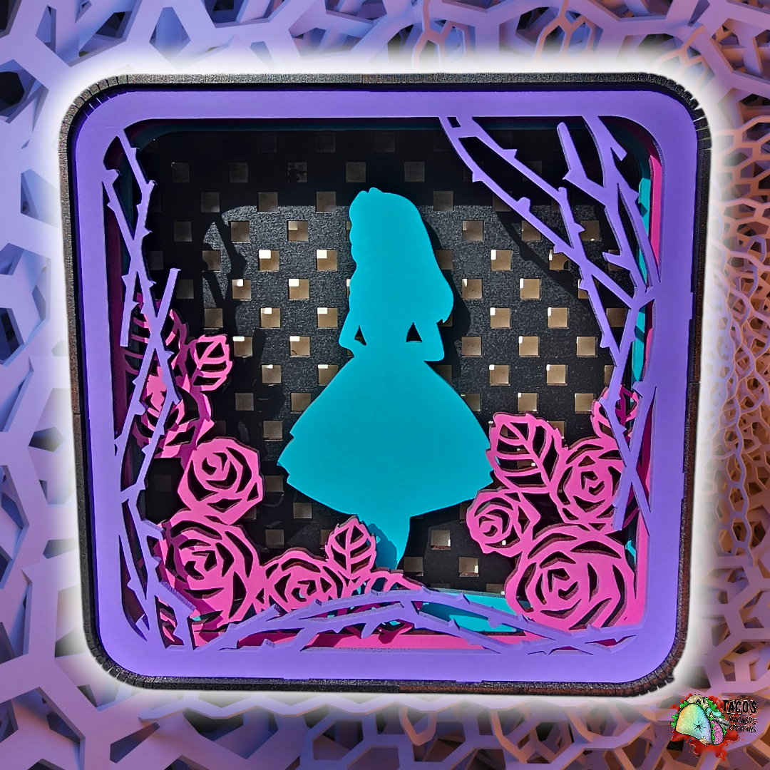 Alice in Wonderland Light Box