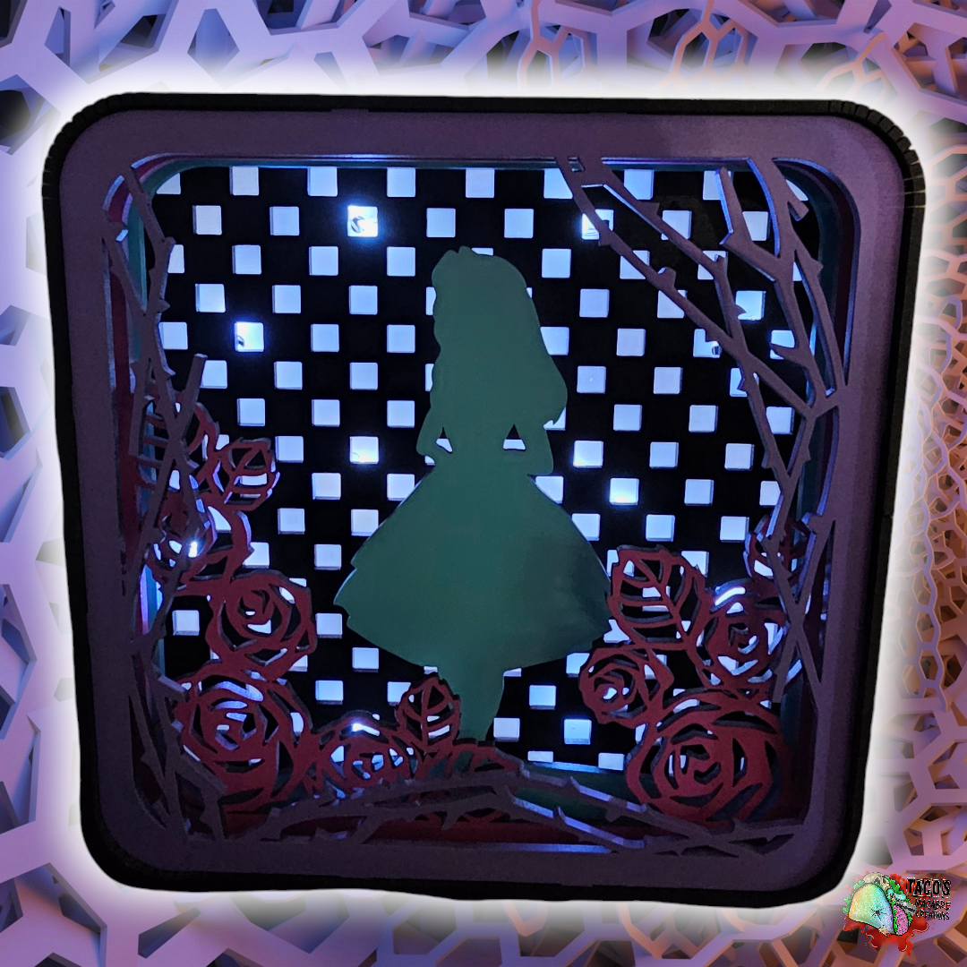 Alice in Wonderland Light Box