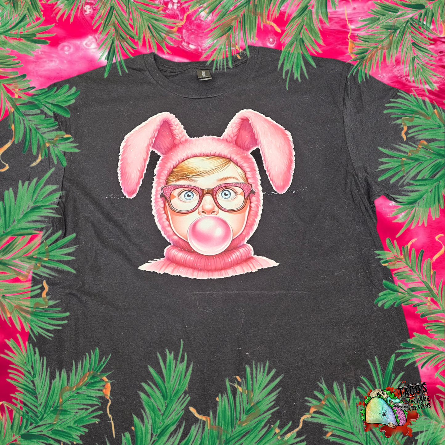 Bubble gum christmas CREWNECK SWEATER