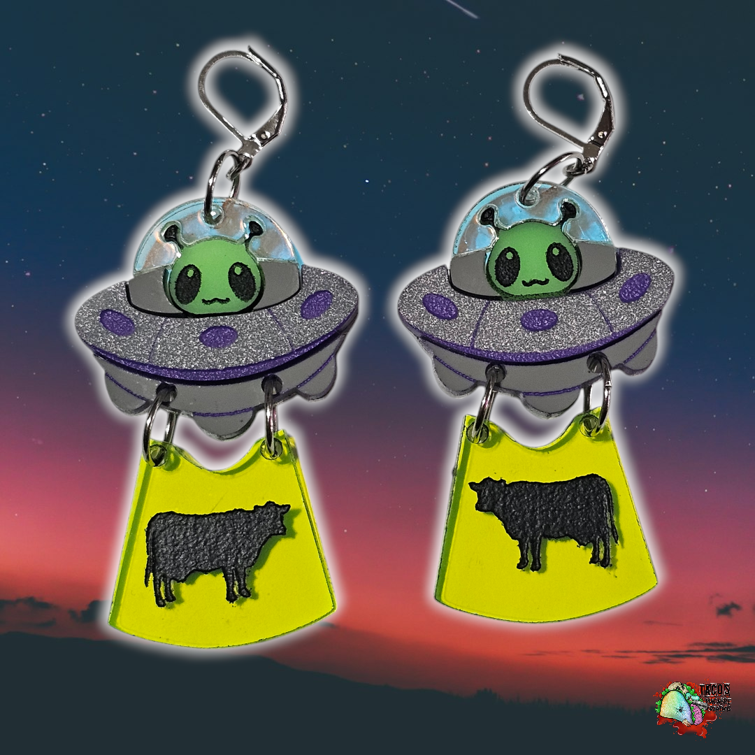 Alien Abduction earrings