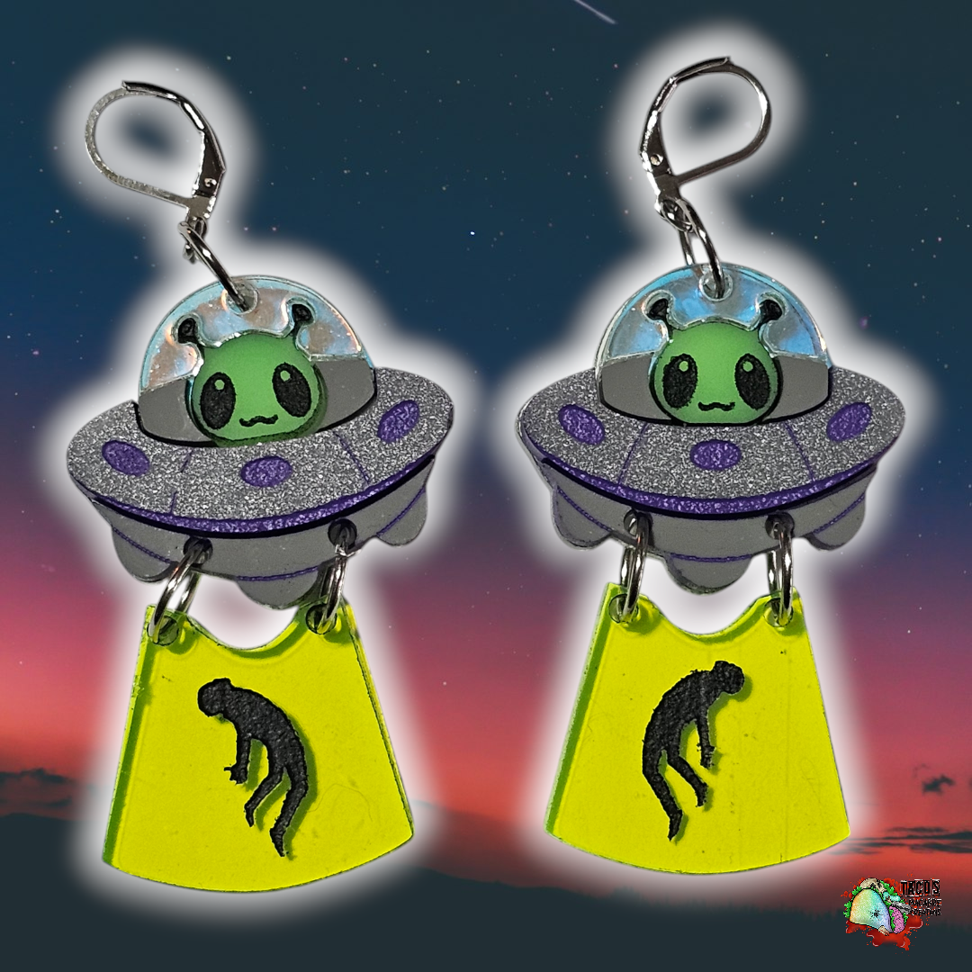 Alien Abduction earrings