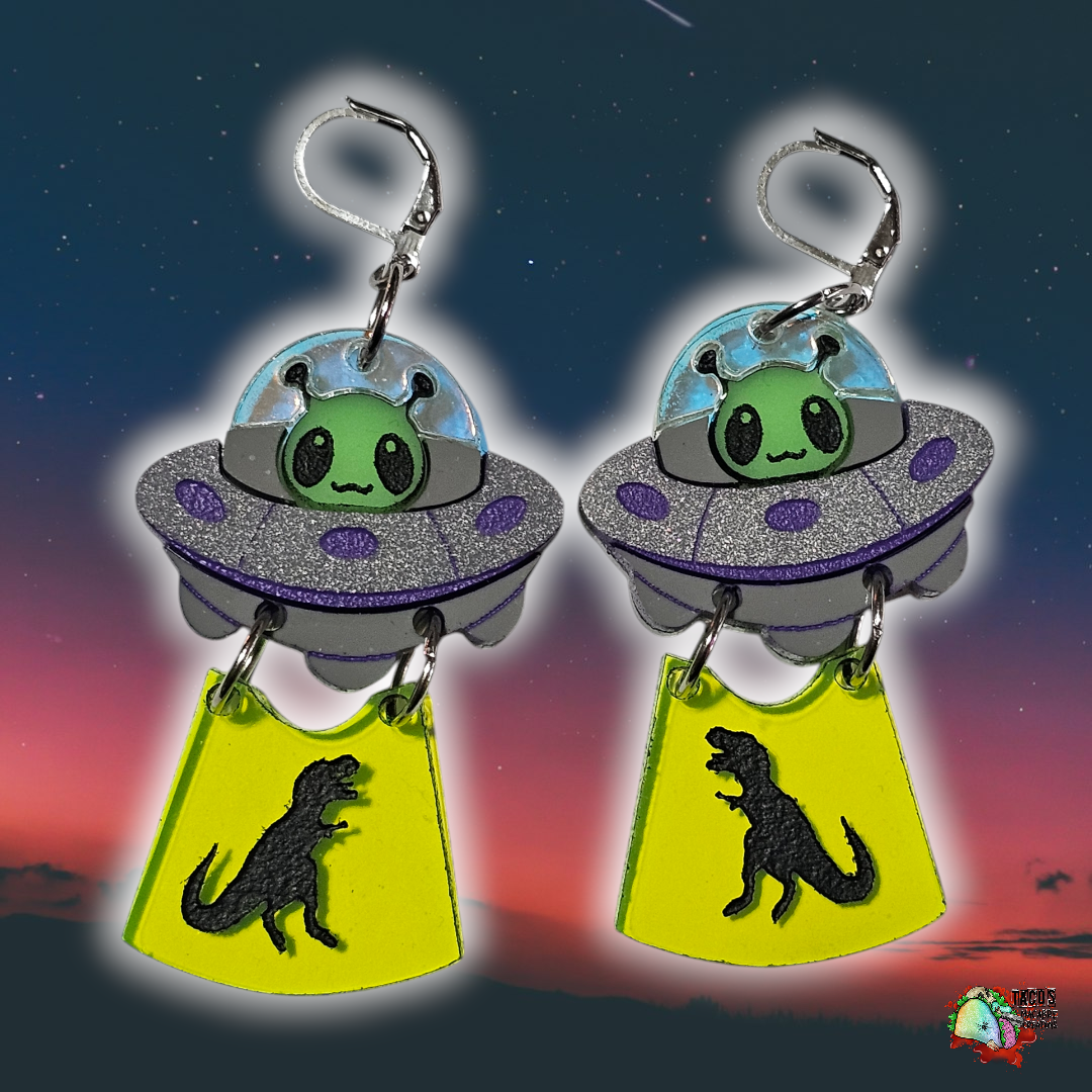 Alien Abduction earrings