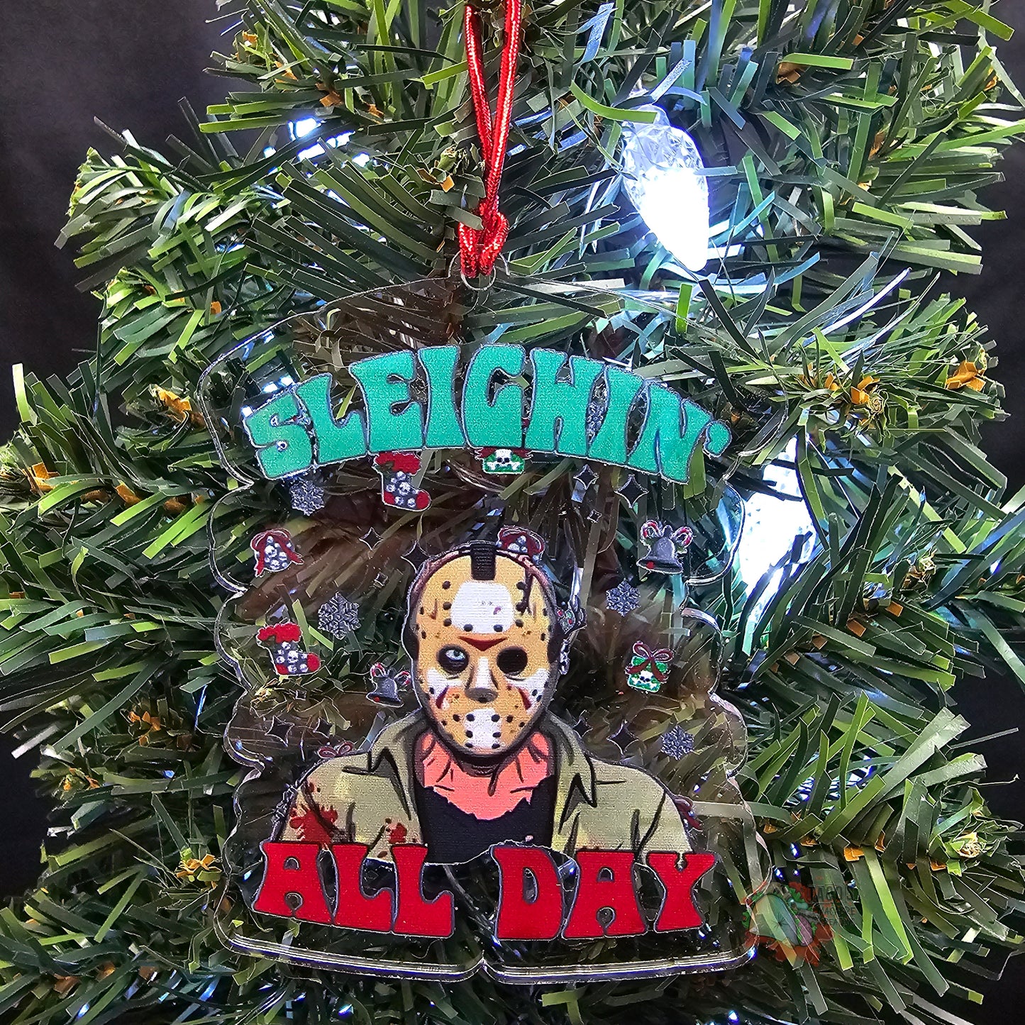 Horror trio ornaments