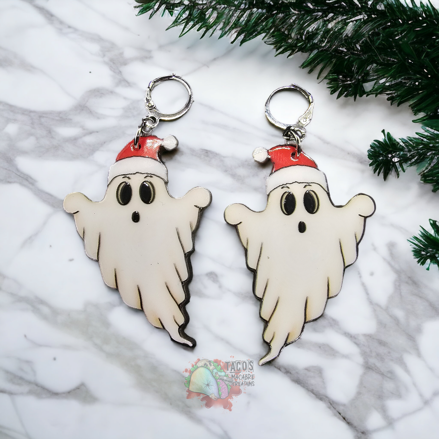 Festive Ghostie Boi Earrings