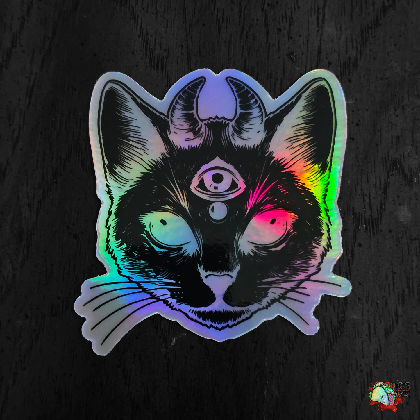 Demon Kitty stickers