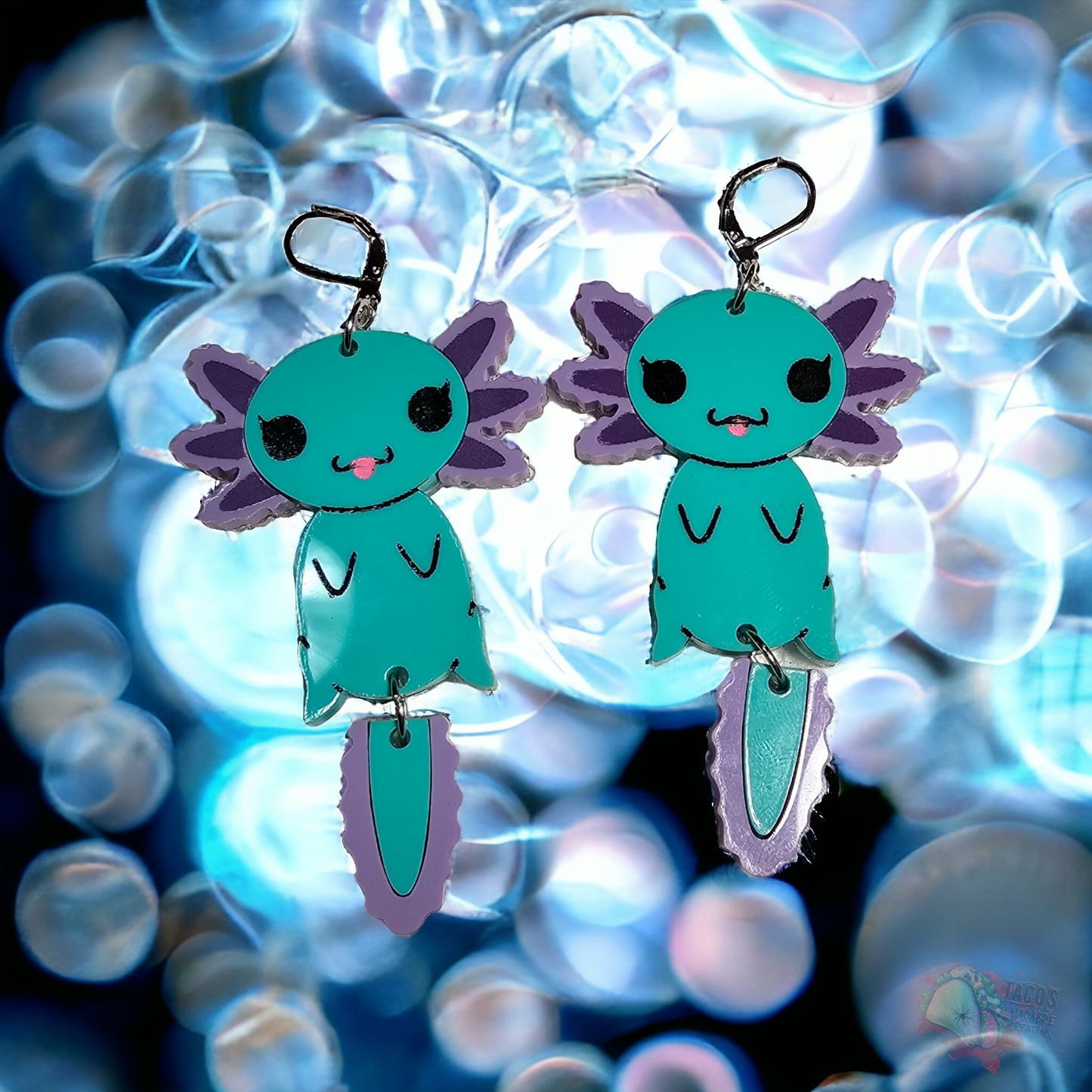 Axolotol earrings