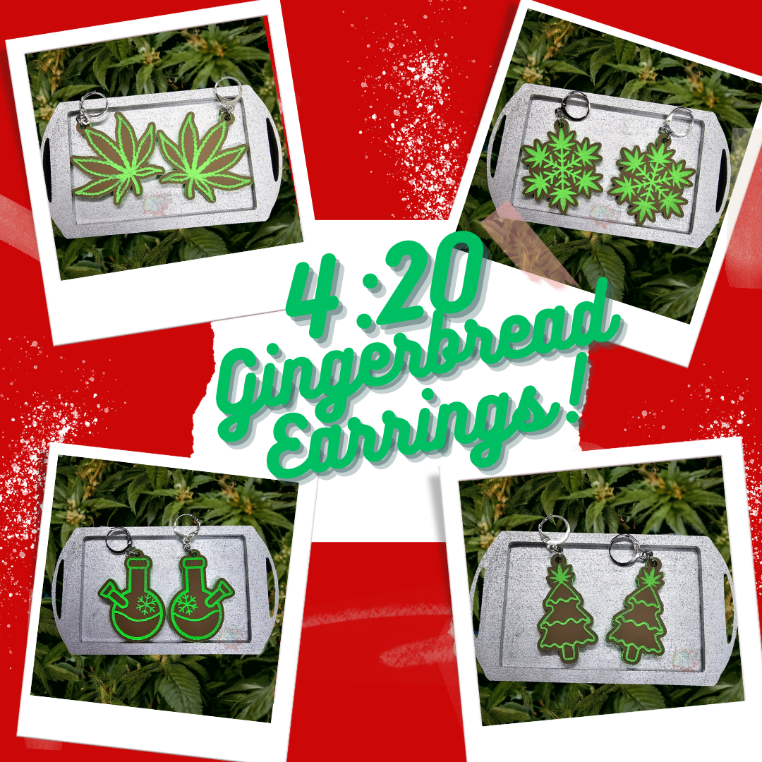 420 Gingerbread Earrings