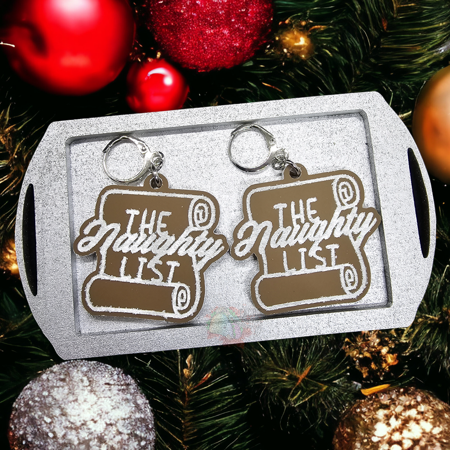 Naughty Gingerbread Earrings