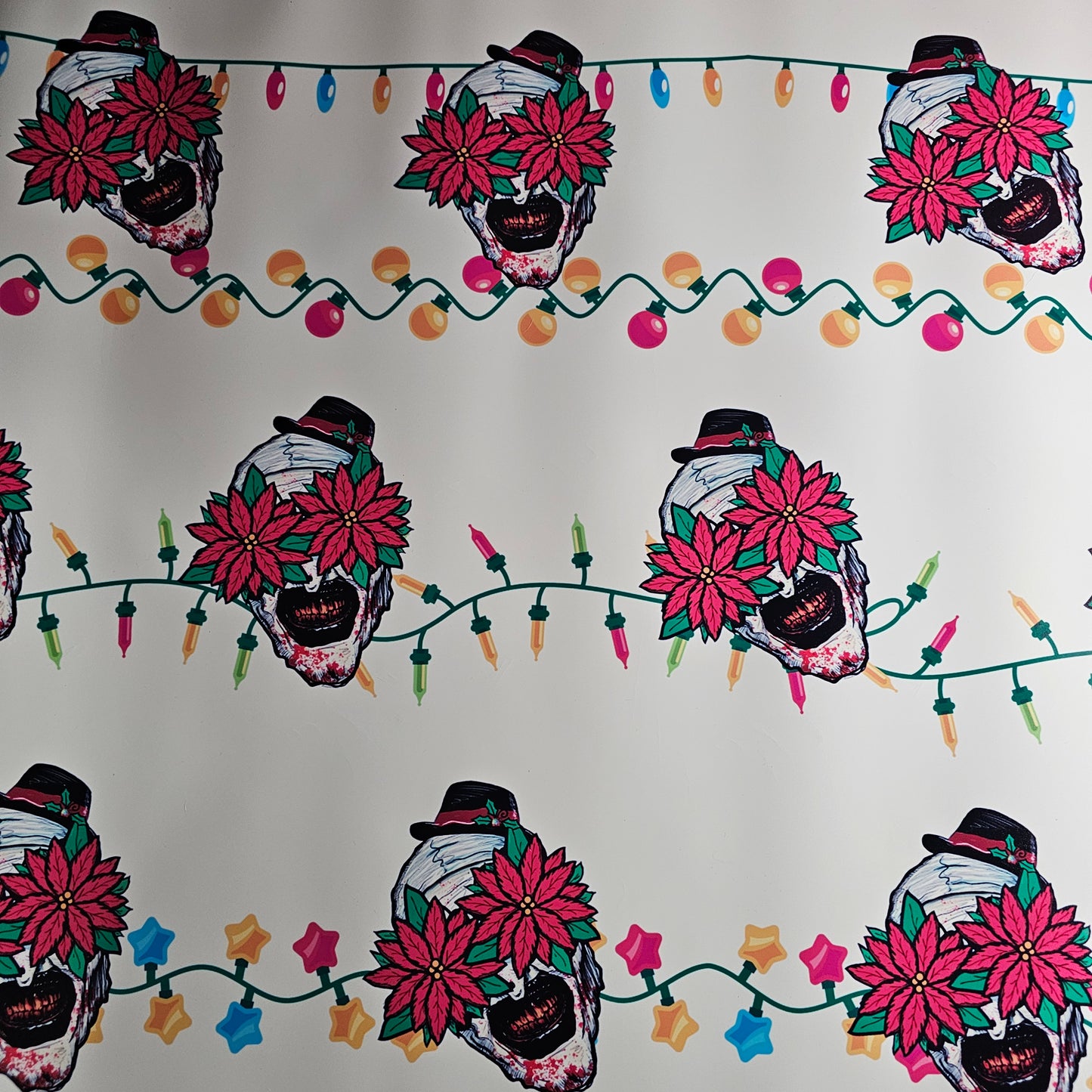 Poinsettart wrapping paper