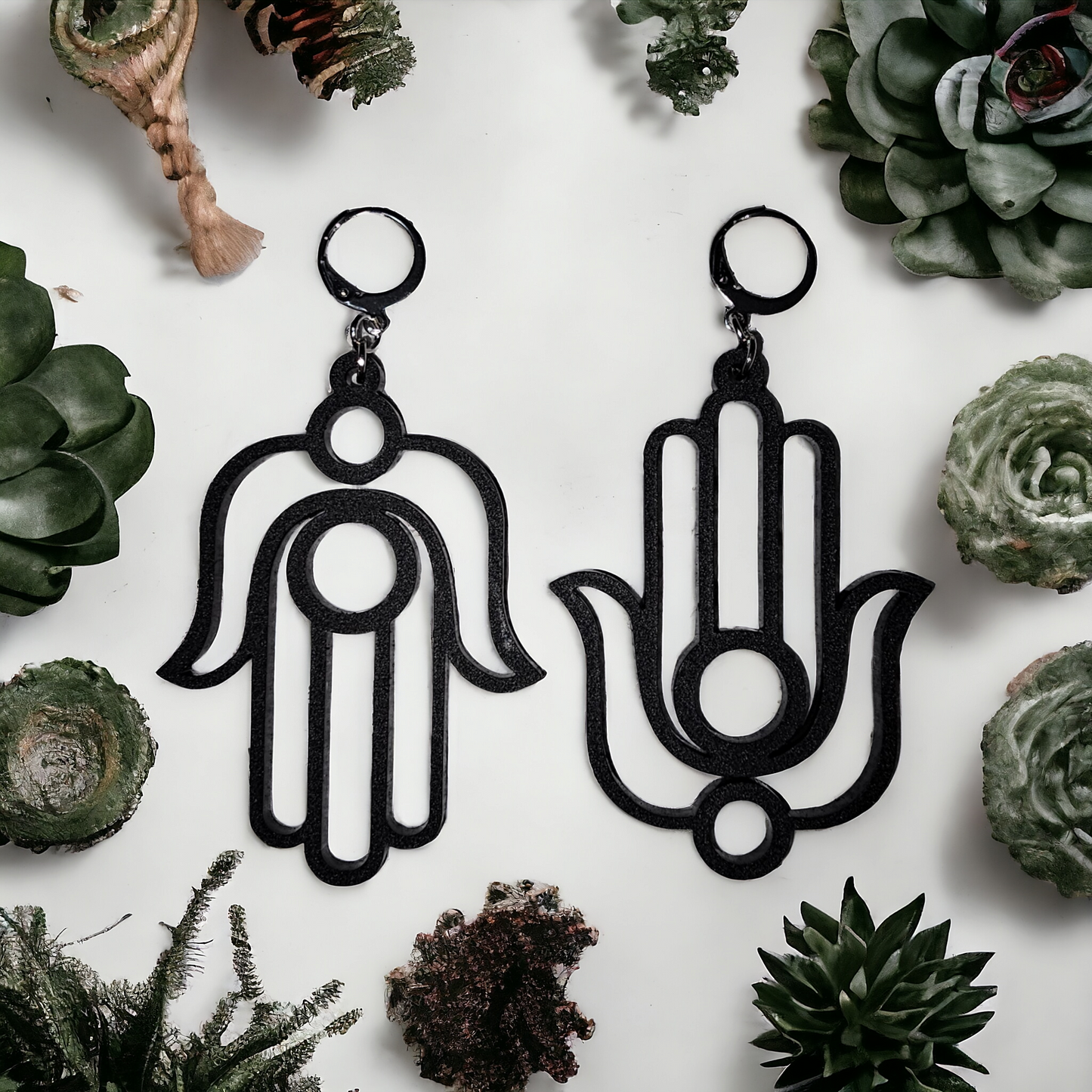 Hamsa earrings