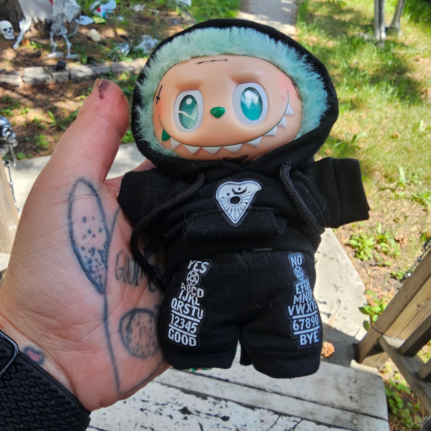 Labubu Ouija sweatsuit