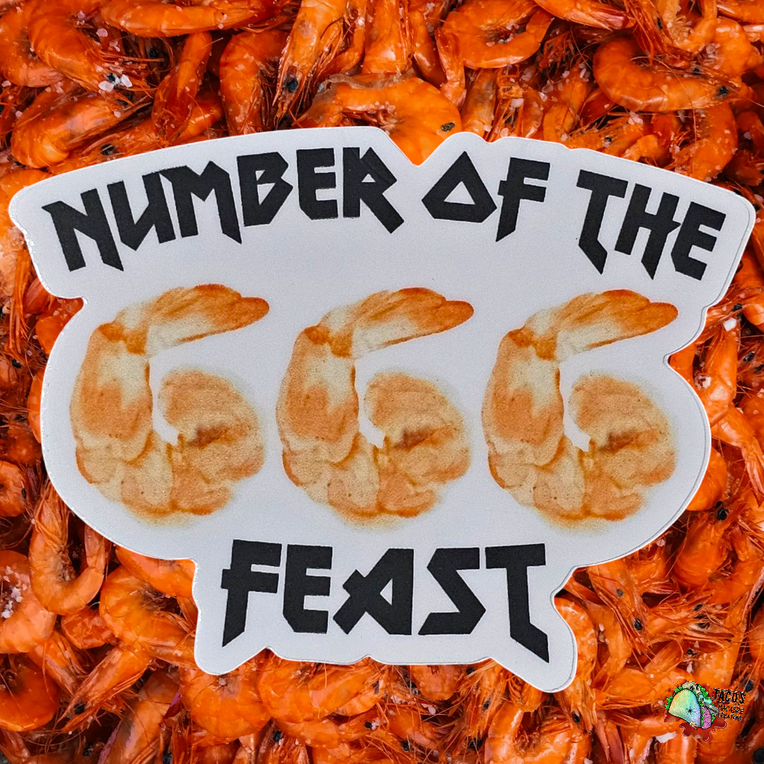 Shrimp Shrimp Shrimp Sticker
