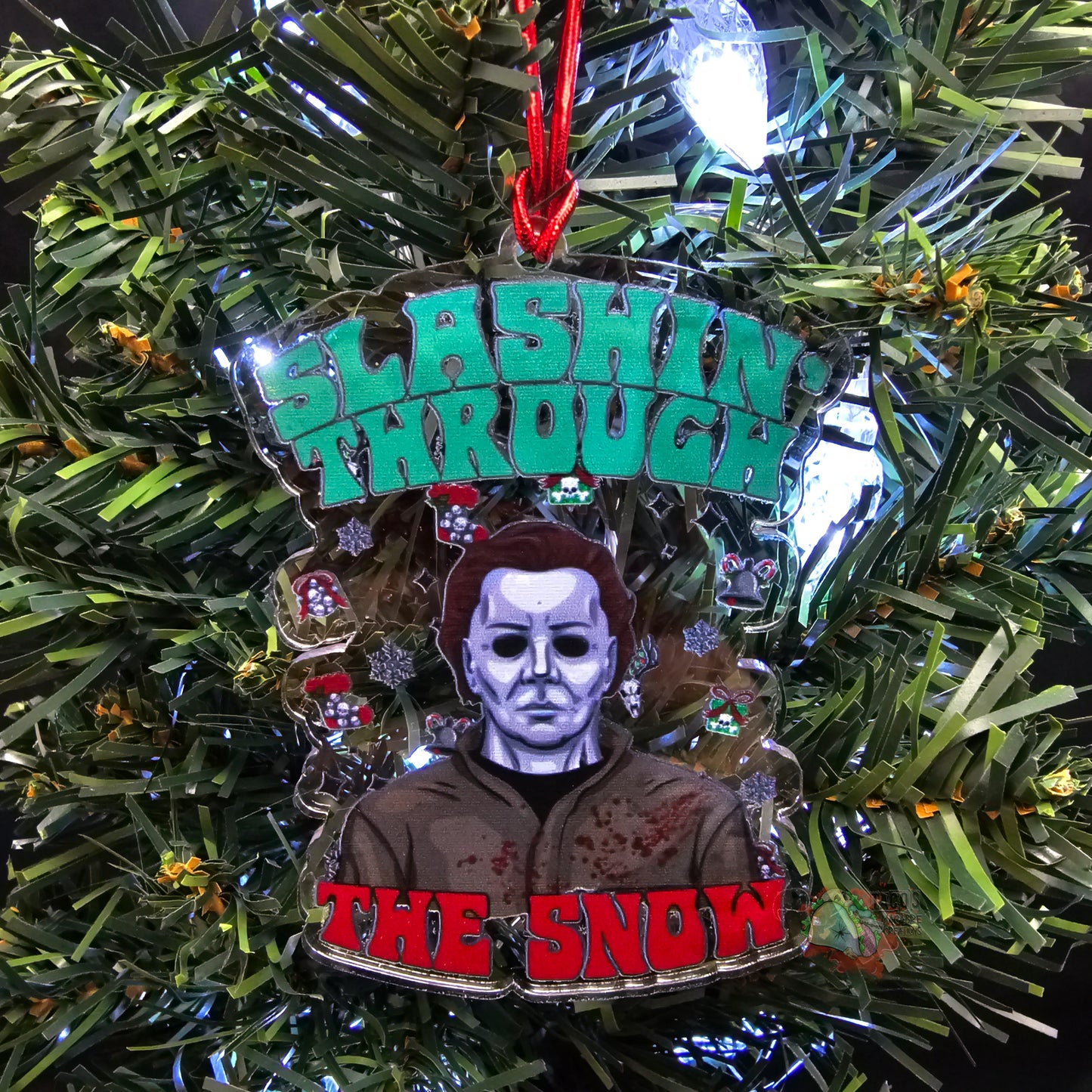 Horror trio ornaments