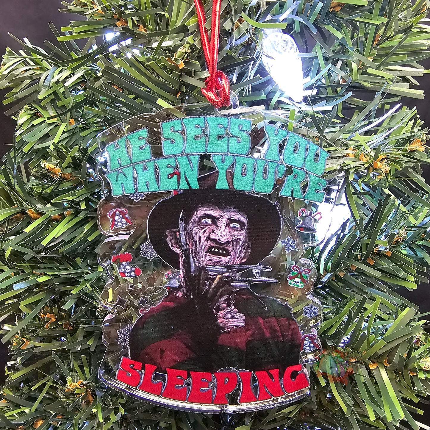 Horror trio ornaments