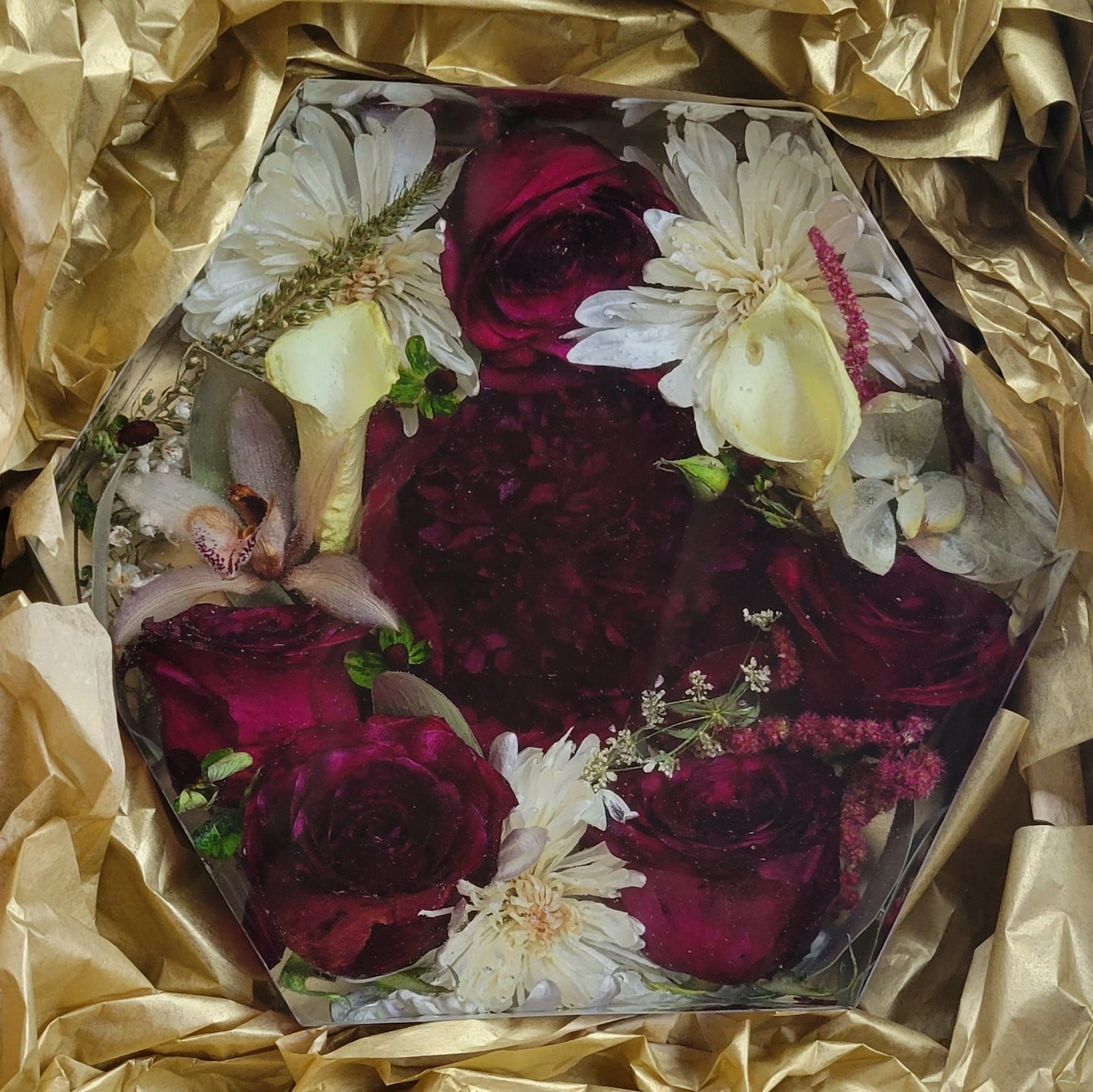 Large Hexagon Memorial Piece