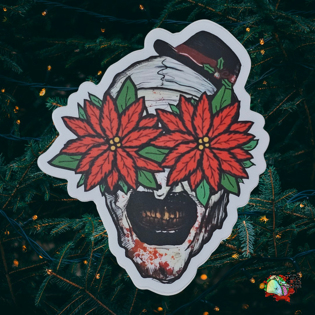 Poinsettart sticker
