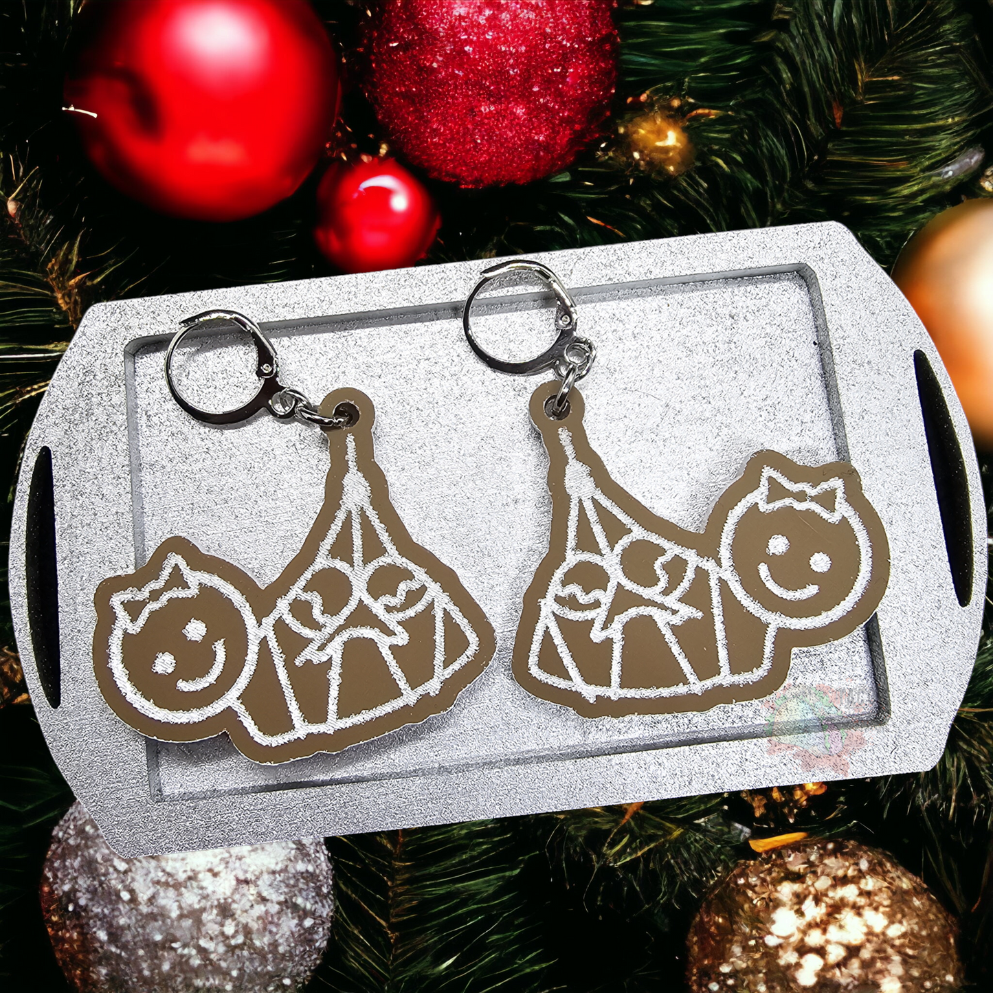 BDSM Gingerbread earrings