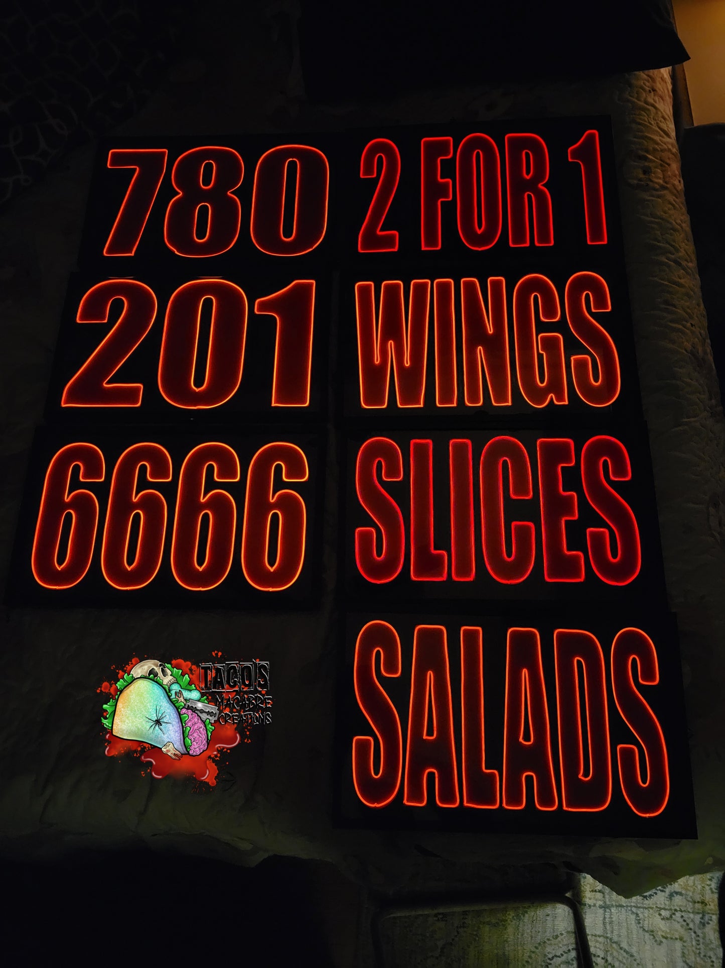 LED Neon Text Sign
