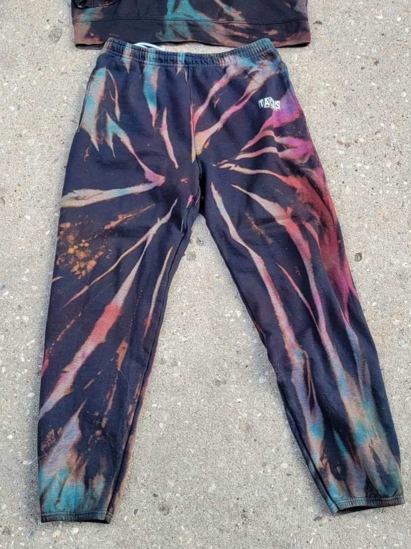 Reverse Tie Dye Sweatpants