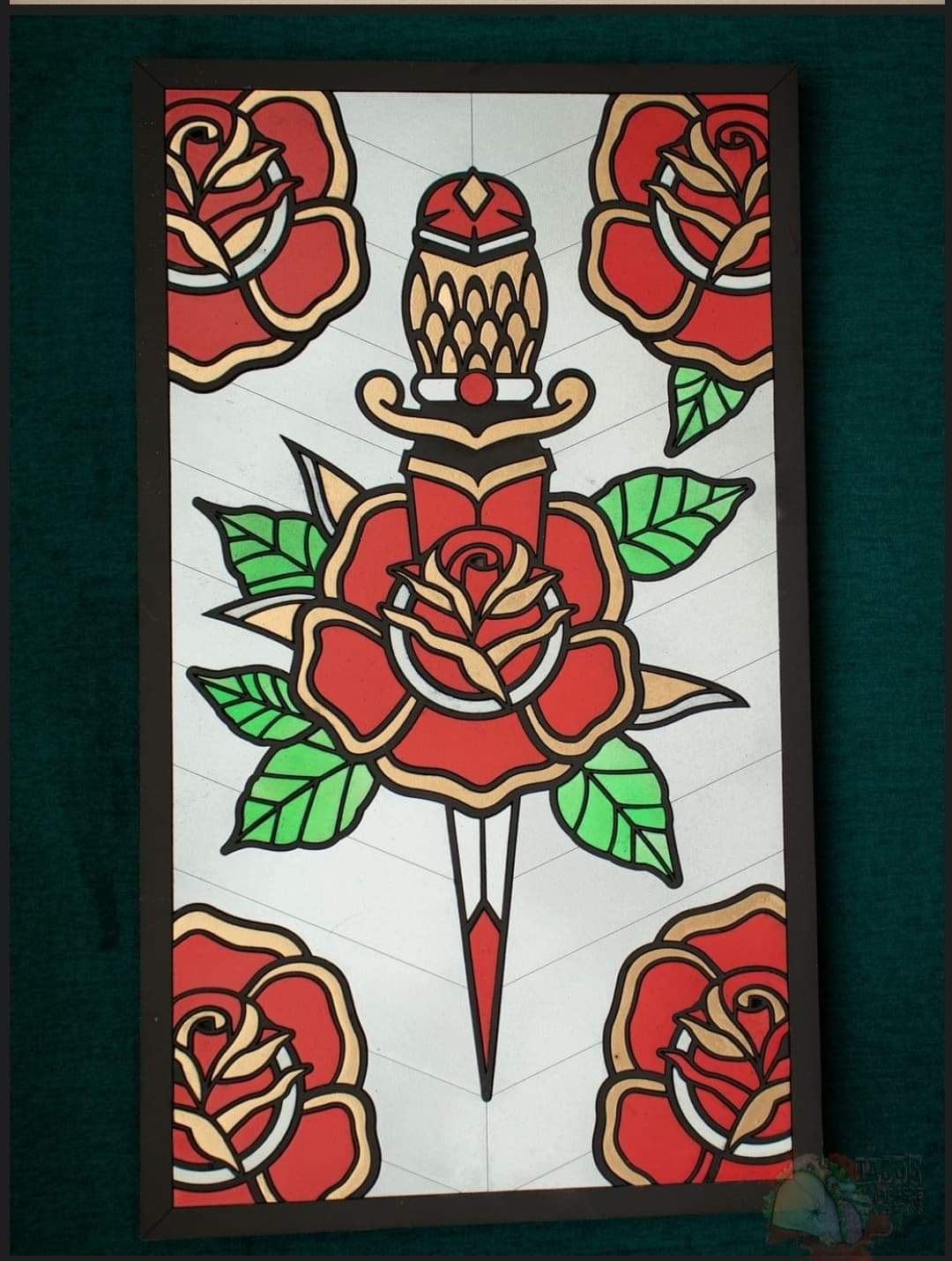 Rose & Dagger Sign