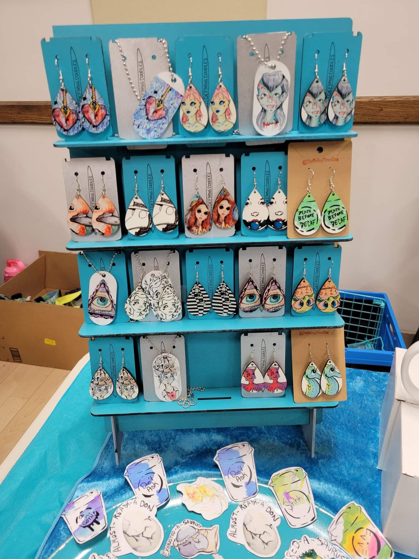 Earring Stand with Logo