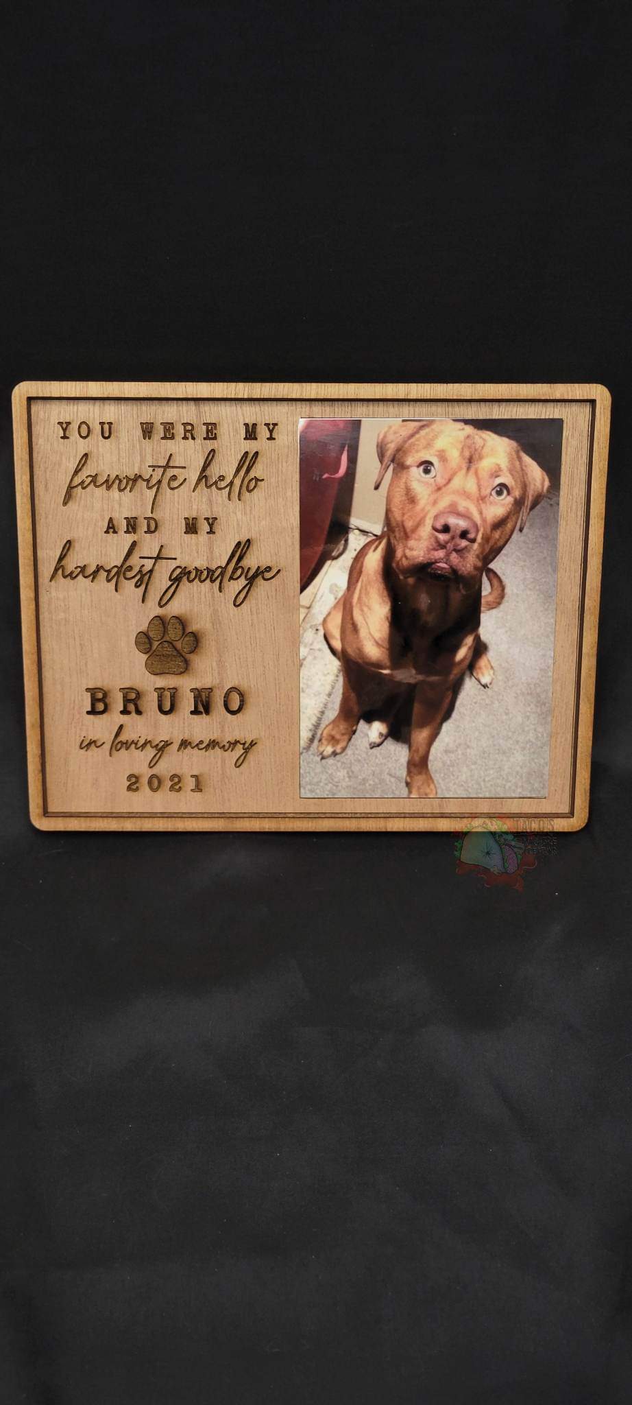 Pet Memorial Plaque