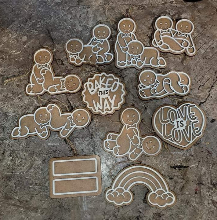 "Baked This Way" LGBTQ Ornaments