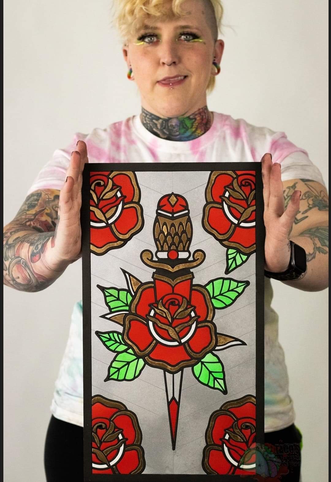 Rose & Dagger Sign