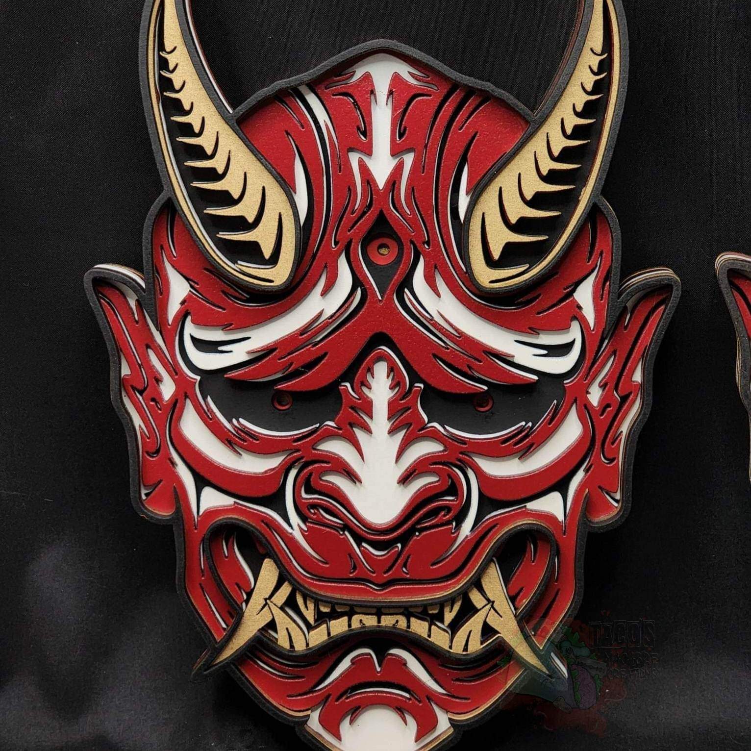 Oni Mask Taco s Macabre Creations oni-mask-taco-s-macabre-creations