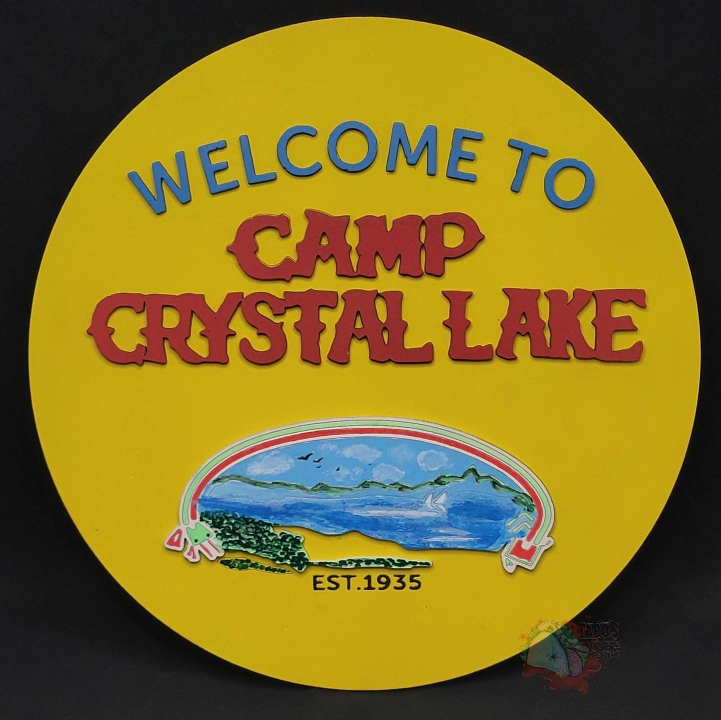 Horror 12" Round Signs