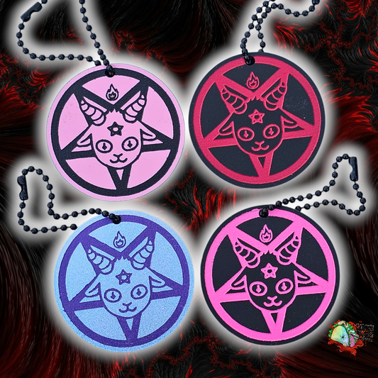 Baby Baphomet keychains