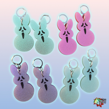 Peepface earrings