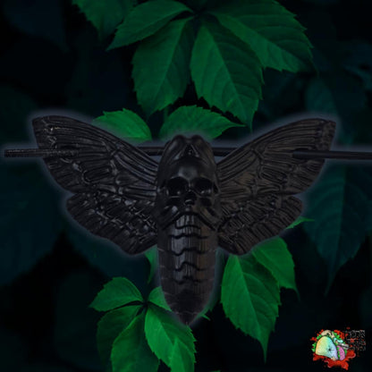 Death hawk moth hair pin