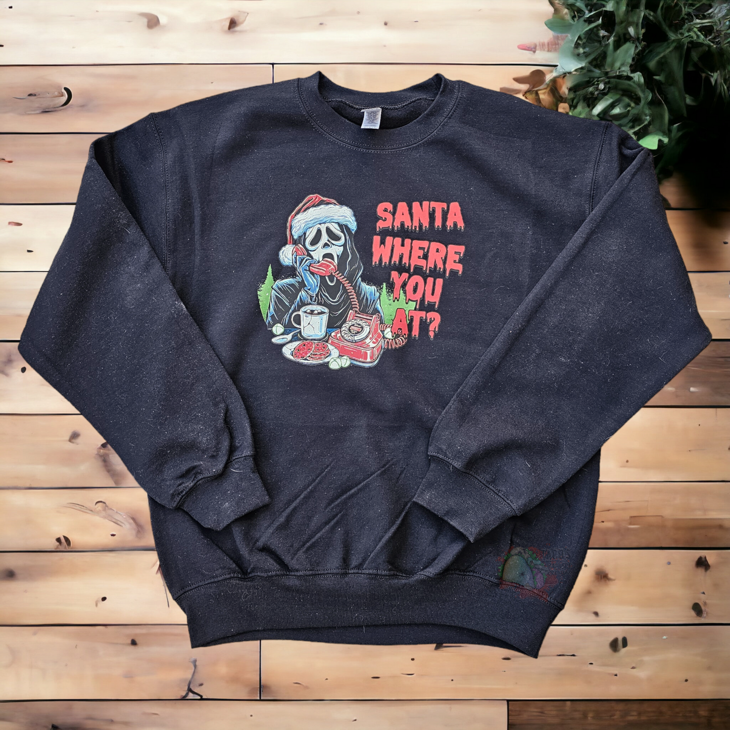 Ghost face xmas sweater